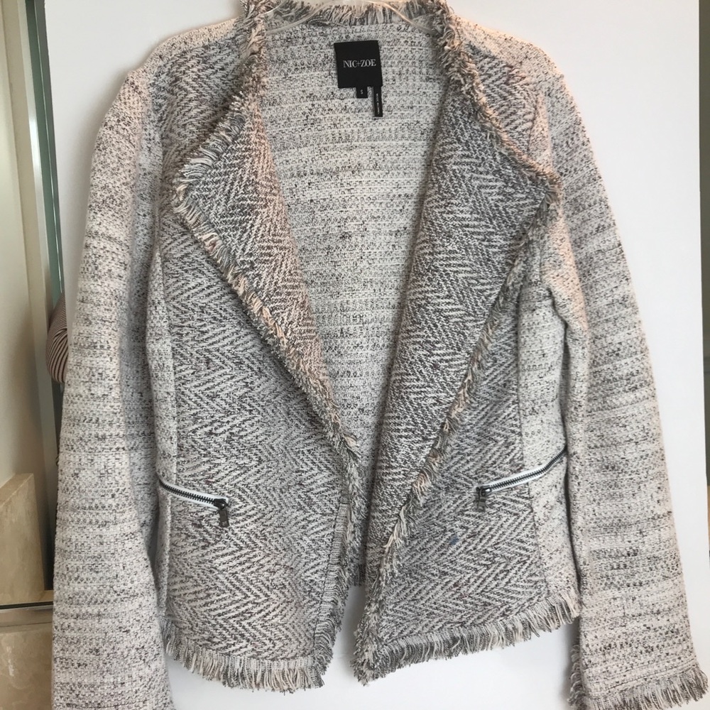 Nic-Zoe Knit Sweater Jacket